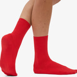 Calcetín COLORFUL STANDARD Clásico Orgánico Mujer - Red Tangerine