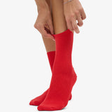 Calcetín COLORFUL STANDARD Clásico Orgánico Mujer - Red Tangerine