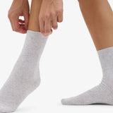 Calcetín COLORFUL STANDARD Clásico Orgánico Mujer - Snow Melange