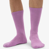 Organic Active Socke Scharlachrot