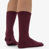 Calcetines COLORFUL STANDARD Active Orgánicos Oxblood Red