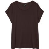 Camiseta VERO MODA Plain Chocolate torte