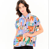 Camisa BEHULAH Sonia Naranja