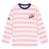 Camiseta ON VACATION Elba Striped Longsleeve Pink