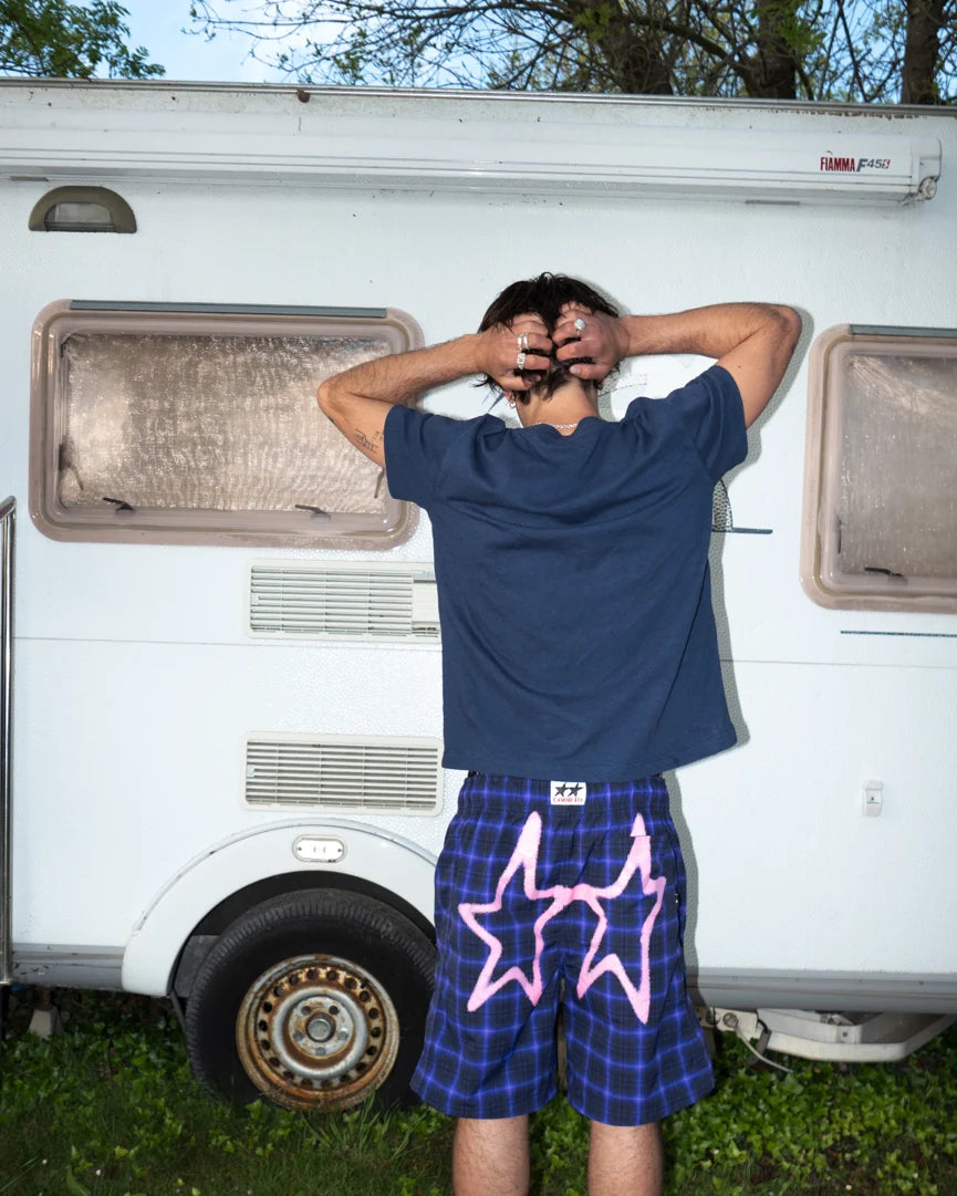 Bañador CABRIO x TWOJEYS Stars Plaid - ECRU