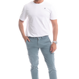 Camiseta MEDUSA BAY Classic Logo Bordado Blanco