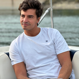 Camiseta MEDUSA BAY Classic Logo Bordado Blanco