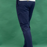 MEDUSA BAY T Jogginghose. Marineblaue Gabardine