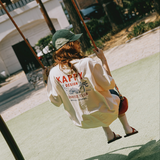 Camiseta KAPPY Unisex Palm Coast Half Cream