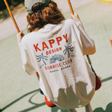 Camiseta KAPPY Unisex Palm Coast Half Cream