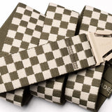 Cinturón ARCADE Check Crocodile Khaki