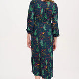 SUGARHILL Roxanne Dress Navy Night Desert