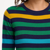 Vestido SUGARHILL Liselle Multi, Staggered Rainbow