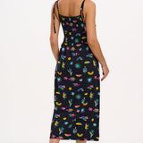 Vestido SUGARHILL Willa Black Summer Joy