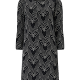 Vestido SUGARHILL Tamara Black/Off White, Heart Explosion
