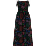 Vestido SUGARHILL Willa Black, Island Fiesta