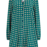 Vestido SUGARHILL Taylyn Navy, Heart Tile