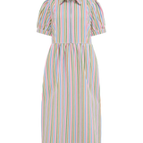 Vestido SUGARHILL Gillian Multi, Colourful Canvas Stripe