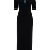 Vestido SUGARHILL Tanya Black, Contrast Tipping