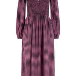 Vestido SUGARHILL Diana Midi Rose Gingham — vista frontal del producto