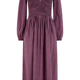 Vestido SUGARHILL Diana Midi Rose Gingham — vista frontal del producto