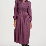 Vestido SUGARHILL Diana Midi Rose Gingham — vista 3