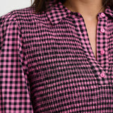 Vestido SUGARHILL Diana Midi Rose Gingham — vista 4