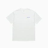 Camiseta LAST RESORT AB Atlas Monogram White Reflex Blue