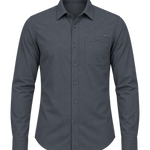 Camisa G-STAR RAW Bristum 2.0 Slim Dark Legion Blue - flat frontal transparente