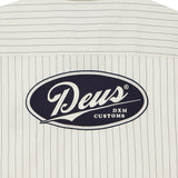 Camisa DEUS EX MACHINA Forecourt Stripe Dirty White