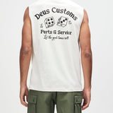 Camiseta DEUS EX MACHINA Knucklebones Muscle Dirty White