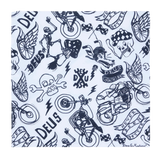 Pañuelo DEUS EX MACHINA Doodle Bandana White