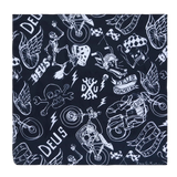 Pañuelo DEUS EX MACHINA Doodle Bandana Black