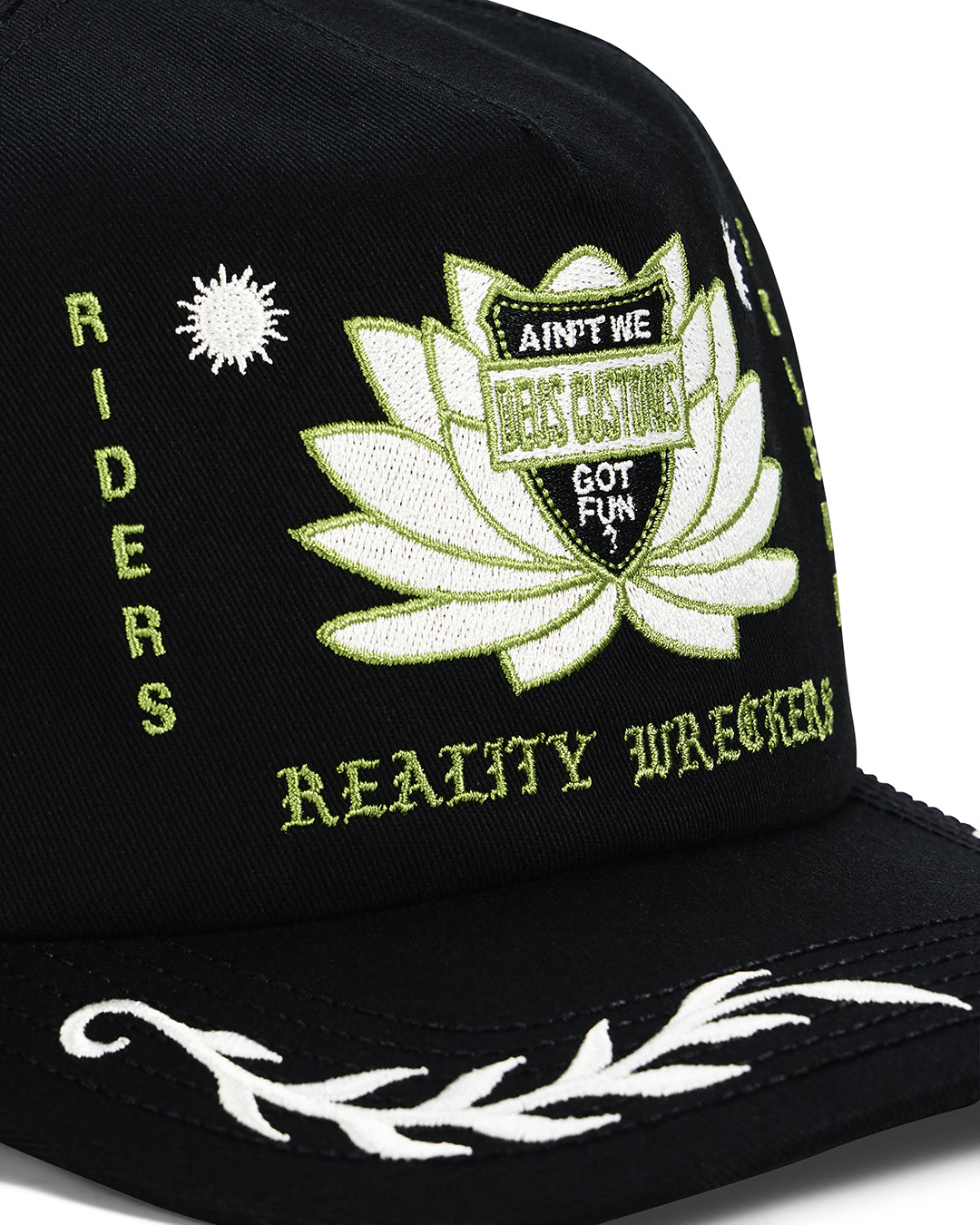 Gorra DEUS EX MACHINA Sacred Crest Black - vista oficial 3