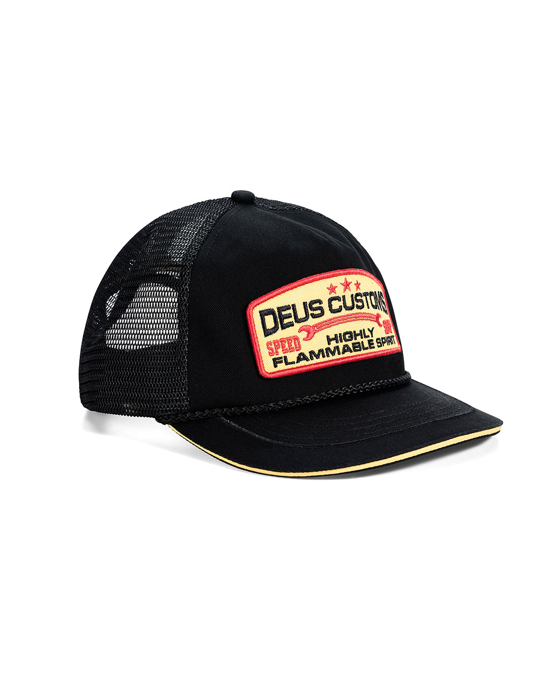 Gorra DEUS EX MACHINA Trife Life Trucker Black - vista oficial 1