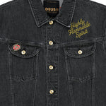Chaqueta DEUS EX MACHINA Unchained Trucker Washed Black - vista oficial 7