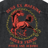 Chaqueta DEUS EX MACHINA Unchained Trucker Washed Black - vista oficial 8