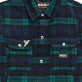 Camisa DEUS EX MACHINA Maxwell Check Green Check - vista oficial 8
