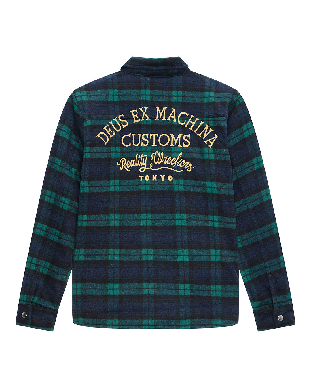 Camisa DEUS EX MACHINA Maxwell Check Green Check - vista oficial 4