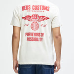 Camiseta DEUS Cutaway Vintage White - imagen 2