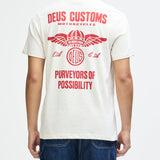 Camiseta DEUS Cutaway Vintage White - imagen 2