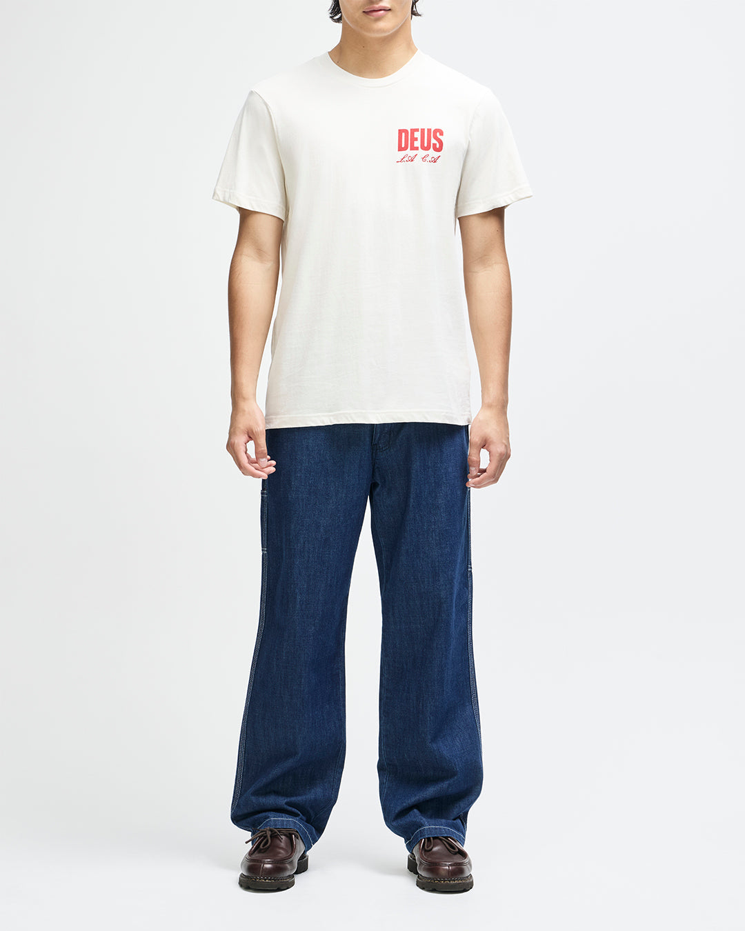 Camiseta DEUS Cutaway Vintage White - imagen 3