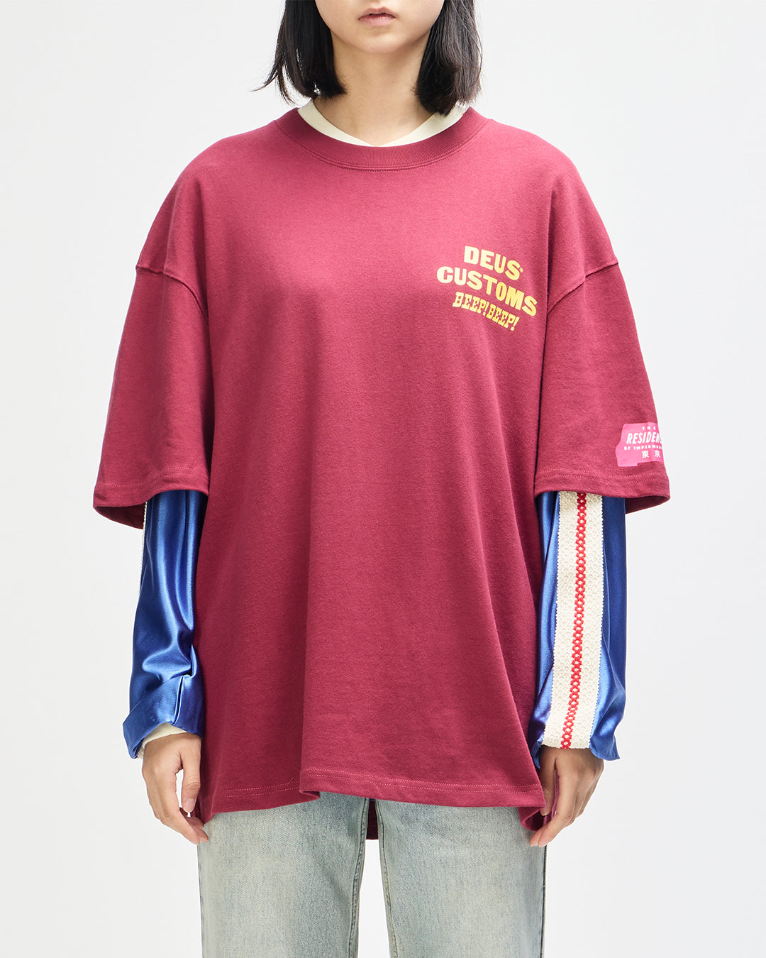 Camiseta DEUS Bloomers Biking Red - imagen 3