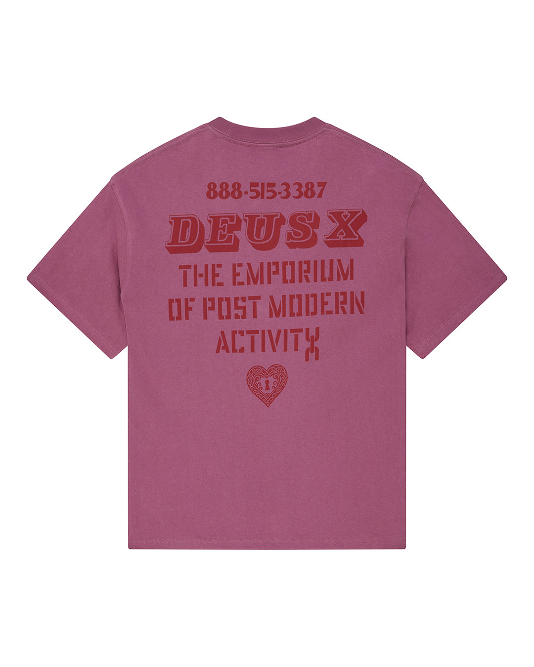 Camiseta DEUS Upstairs Red Violet - imagen 6