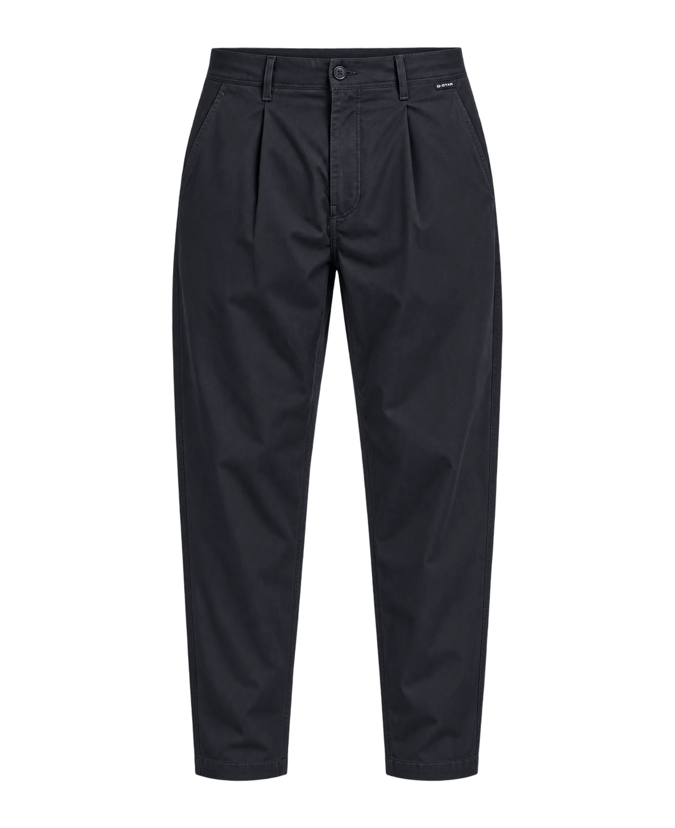Pantalones G-STAR RAW Helsinki Pleated Dark Legion Blue - flat frontal transparente