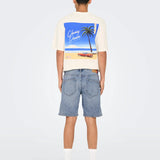 Bermudas ONLY & SONS Onsweft Box Pim Light Blue Denim