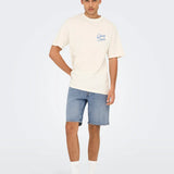 Bermudas ONLY & SONS Onsweft Box Pim Light Blue Denim