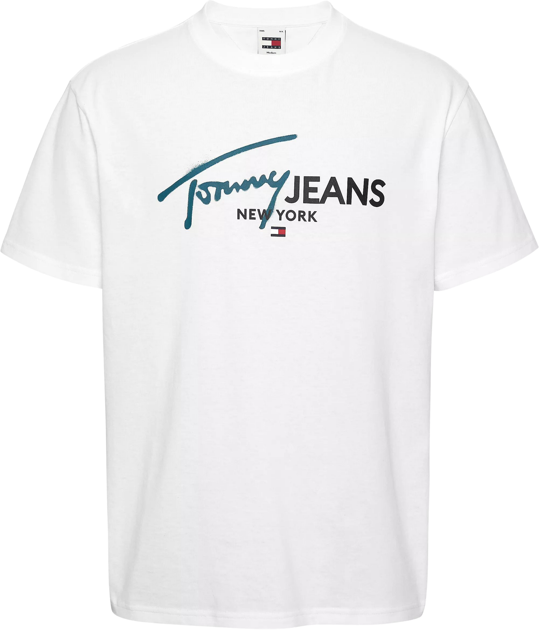 Camiseta Tommy Jeans Spray Pop Blanca