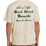 DEUS EX MACHINA Real Good Dirty White T-shirt