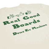 DEUS EX MACHINA Real Good Dirty White T-shirt